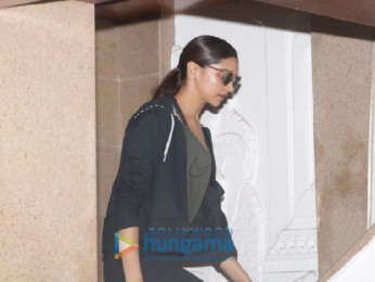 Deepika Padukone spotted at a clinic in Bandra