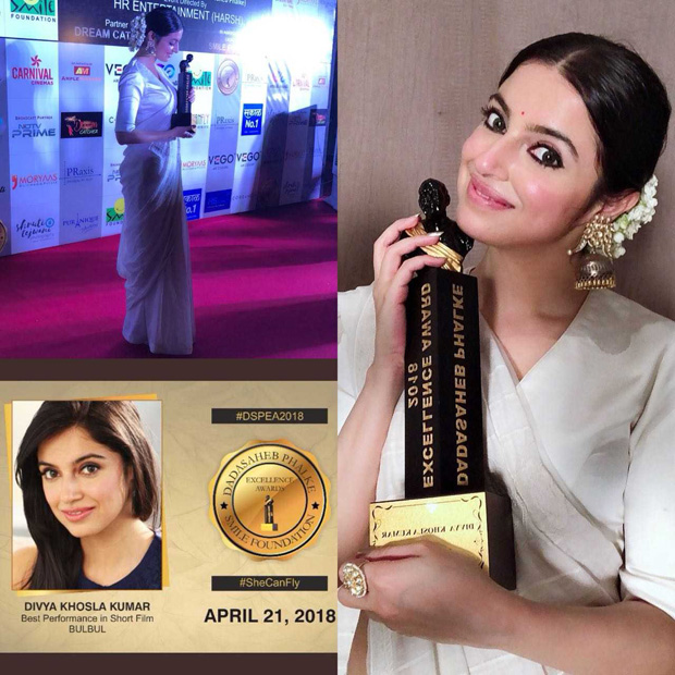 Divya Khosla Kumar receives Dadasaheb Phalke Excellence Award