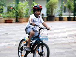 Emraan Hashmi’s son Ayaan snapped while cycling
