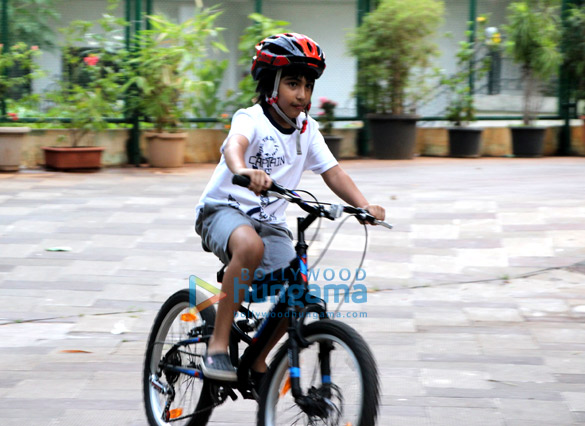 Emraan Hashmi’s son Ayaan snapped while cycling
