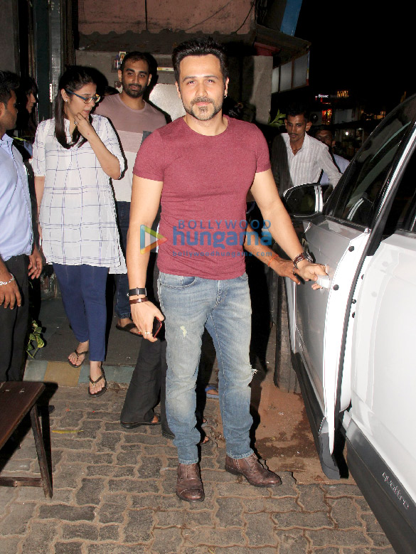 Emraan Hashmi spotted at Pali Village Cafe in Bandra