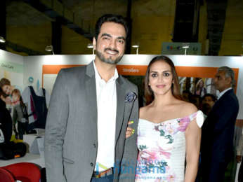 Esha Deol and Bharat Takhtani attend the inaugural ceremony of Children, Baby and Maternity Expo