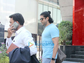 Farhan Akhtar spotted at Khar