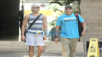 Farhan Akhtar spotted at Otters Club in Bandra