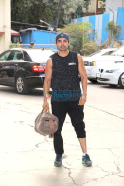 Gurmeet Choudhary snapped at the gym