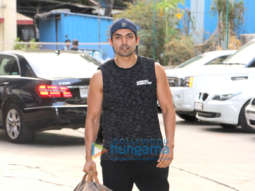 Gurmeet Choudhary snapped at the gym