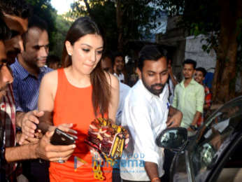 Hansika Motwani snapped at The Korner House