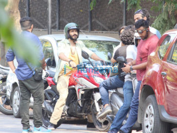 Harshvardhan Kapoor spotted on a shoot in Juhu