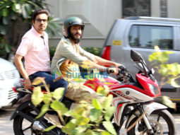 Harshvardhan Kapoor spotted on a shoot in Juhu
