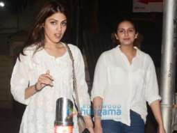 Huma Qureshi and Rhea Chakraborty spotted in Bandra