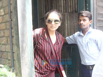 Huma Qureshi snapped at Pali Village Cafe in Bandra
