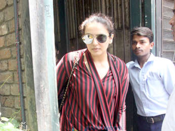 Huma Qureshi snapped at Pali Village Cafe in Bandra