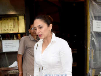 Huma Qureshi spotted at Indigo in Andheri