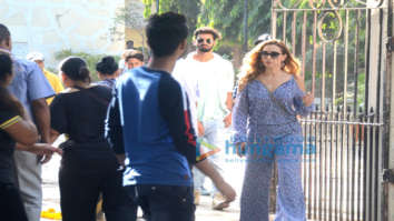 Iulia Vantur spotted at St. Andrew’s Church in Bandra