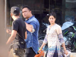 Ishaan Khatter and Janhvi Kapoor snapped at Navjivan Society shooting for Dhadak