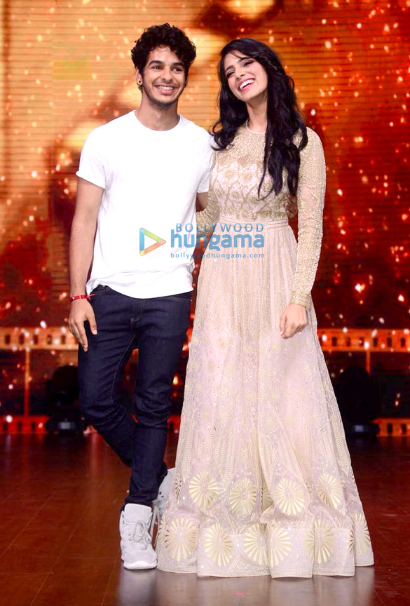 Ishaan Khatter and Malavika Mohanan promote their film on sets of DID Little Masters