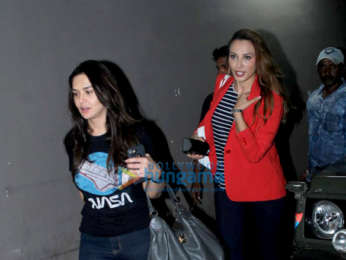 Iulia Vantur and Preity Zinta snapped at the airport
