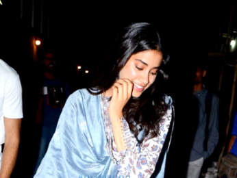 Janhvi Kapoor and Ishaan Khatter spotted after wrap up of Dhadak in Bandra