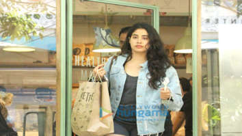 Janhvi Kapoor snapped at The Kitchen Garden