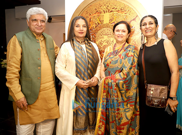 javed akhtar and shabana azmi inaugurate acclaimed artist seema kohlis show 1
