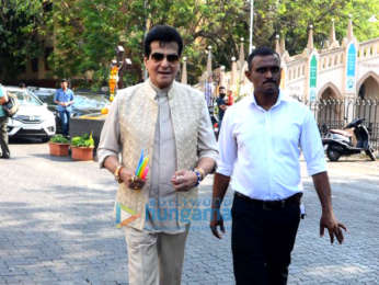 Jeetendra spotted at Mount Mary Church in Bandra
