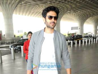 Karan Singh Grover, Bipasha Basu and Kartik Aaryan snapped at the airport