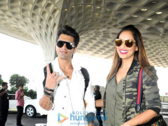 Karan Singh Grover, Bipasha Basu and Kartik Aaryan snapped at the airport