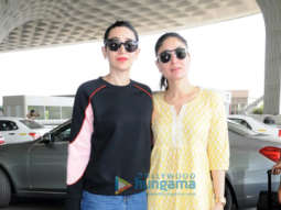 Kareena Kapoor Khan, Karisma Kapoor, Sonam Kapoor, Fatima Sana Shaikh and Gauahar Khan snapped at the airport