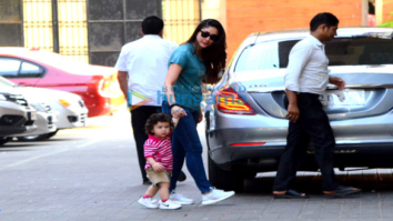 Kareena Kapoor Khan, Soha Ali Khan, Taimur Ali Khan and Inaaya Naumi spotted in a park In Bandra