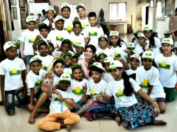 Karishma Sharma snapped visiting Smile Foundation