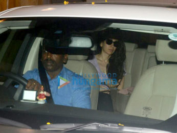 Karisma Kapoor snapped at Kareena Kapoor Khan's house in Bandra
