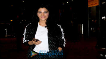 Kartik Aaryan and Saiyami Kher snapped at the airport