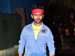 Kartik Aaryan snapped at soccer practice in Juhu