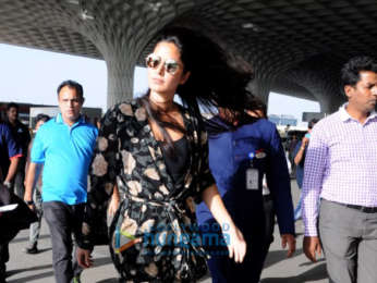 Katrina Kaif snapped at the airport while heading to Delhi