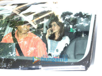 Kriti Sanon spotted at Sanjay Leela Bhansali's home in Juhu