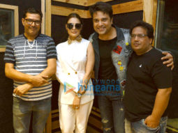Krushna Abhishek, Yuvika Chaudhary, Aaman Trikha at the mahurat with song recording of the film ‘Time Nahi Hai’