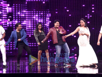 Lara Dutta and Sajid Khan at High Fever sets