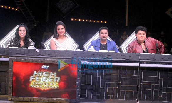 lara dutta and sajid khan at high fever sets 3