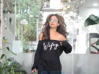 Malaika Arora and Amrita Arora spotted at Muah salon in Khar