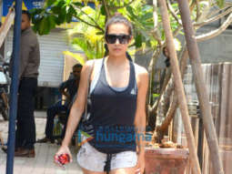 Malaika Arora spotted at the gym in Bandra