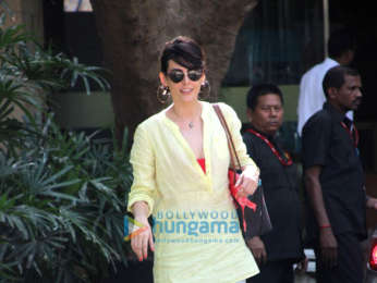 Mandana Karimi spotted at Otters Club in Bandra