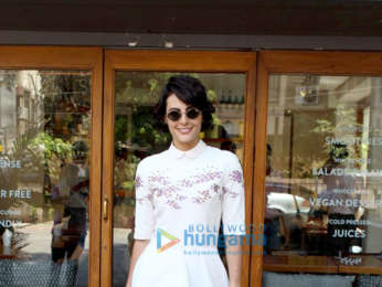 Mandana Karimi spotted at Sequel Cafe in Bandra