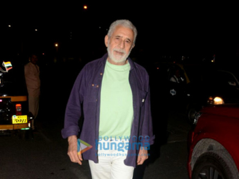 Naseeruddin Shah snapped with wife at BKC