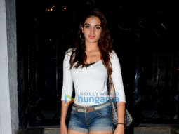 Nidhhi Agerwal spotted at The Korner House in Bandra