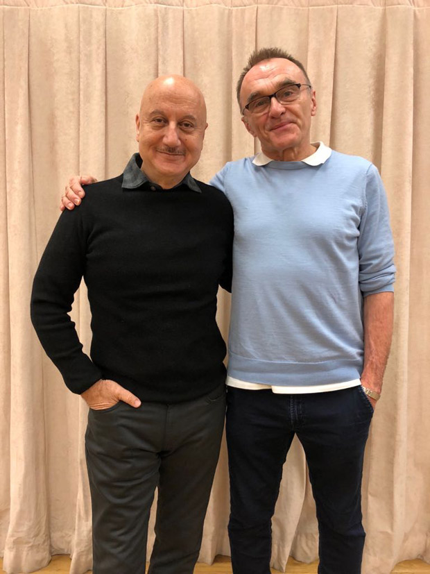PHOTO ALERT Anupam Kher meets Slumdog Millionaire director Danny Boyle in New York