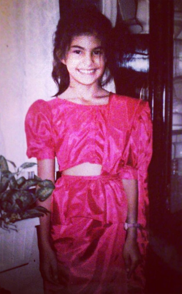 REWIND! Jacqueline Fernandez wins hearts in her childhood photo in a saree