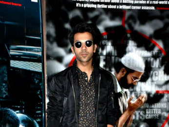 Rajkummar Rao snapped promoting his film Omerta