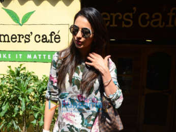 Rakul Preet Singh spotted at Farmer's Cafe in Bandra