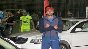 Ranbir Kapoor, Abhishek Bachchan, Ishaan Khatter and others snpped during a soccer match