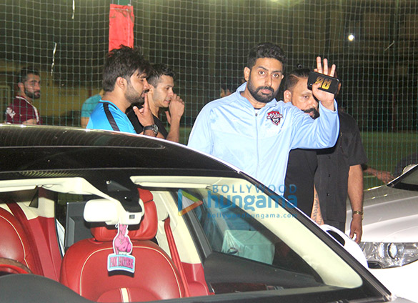 ranbir kapoor abhishek bachchan ishaan khatter and others snpped during a soccer match 2